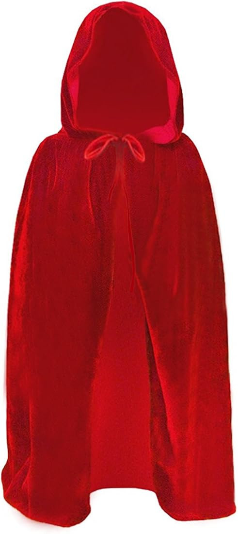Kids Halloween Christmas Costumes Cape Velvet Hooded Cosplay Party Cloak Wizard Robe | Amazon (US)