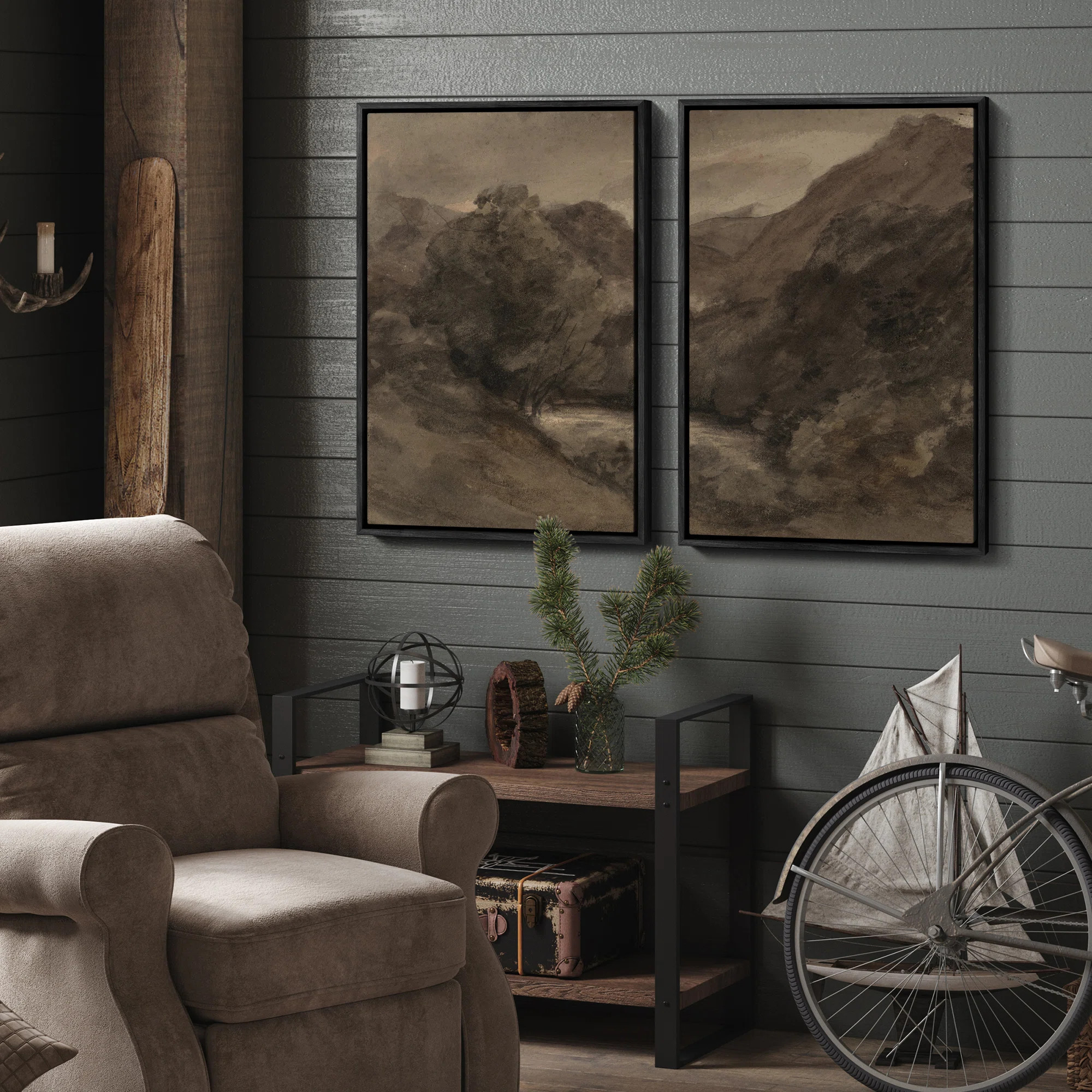 Framed Wall Art Vintage Antique Classic for Bedroom | Wayfair North America