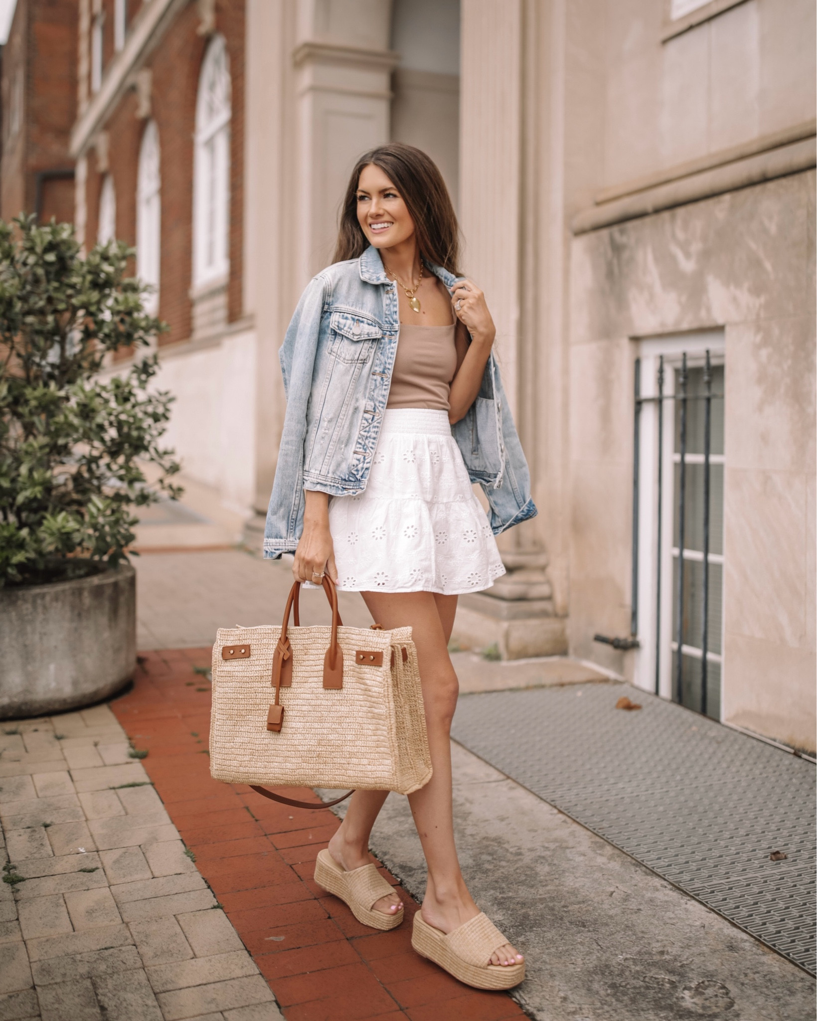 Today’s look on the blog! Spring fashion, eyelet skirt 

#LTKSeasonal #LTKfindsunder100 #LTKfindsunder50