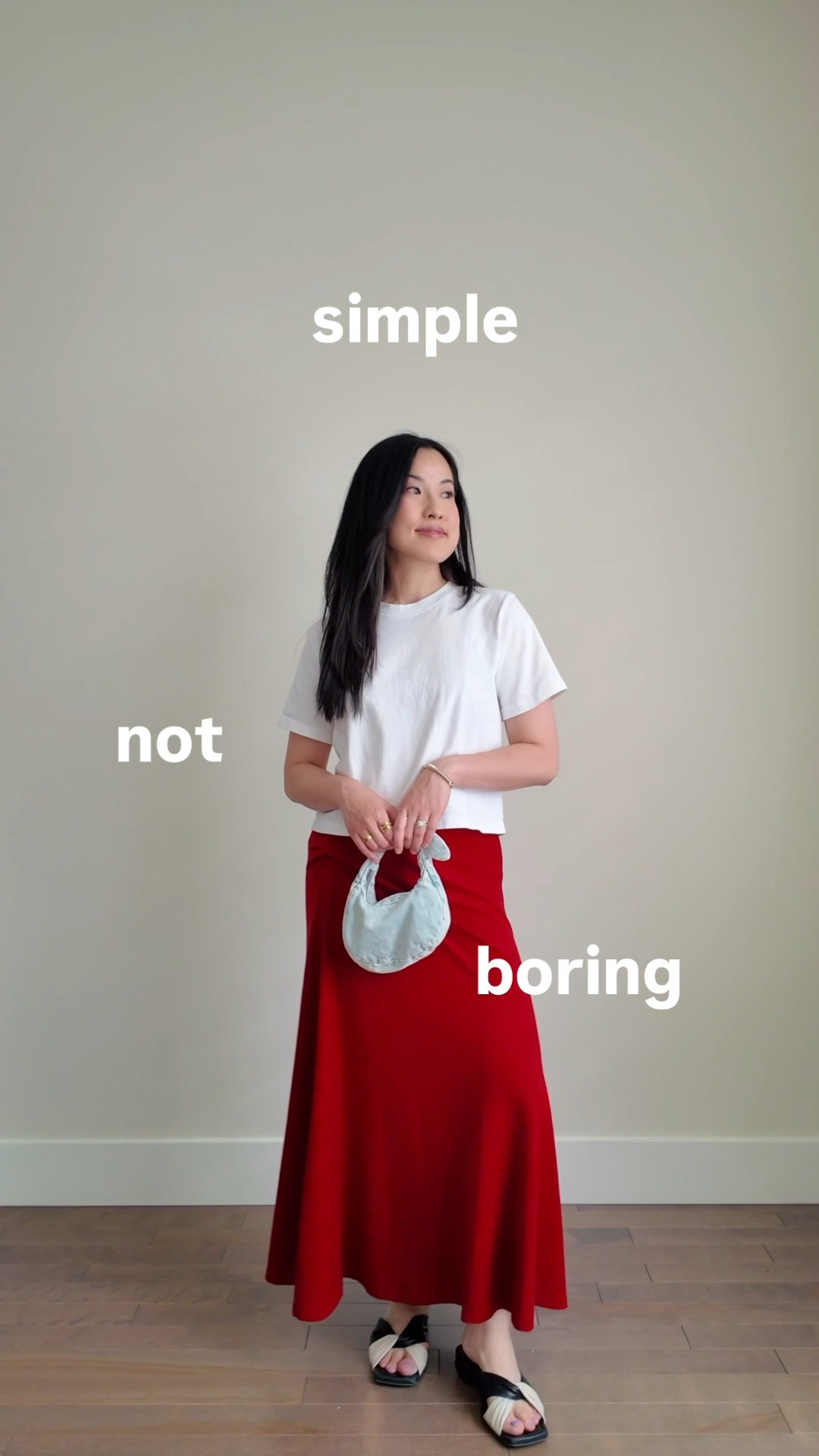 Simple but not boring ❤️

Wearing Fabrique skirt size XS (whole set is linked). Unavailable to link boxy tshirt from Uniqlo and Poppy Barley sandals.

#LTKsummer #LTKstyletip #LTKpetite