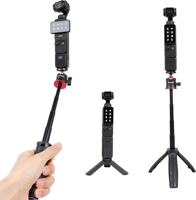 PellKing Tabletop Tripod and Selfie Stick Tripod Kit for DJI OSMO Pocket 3 2 Camera and DJI OSMO ... | Amazon (US)