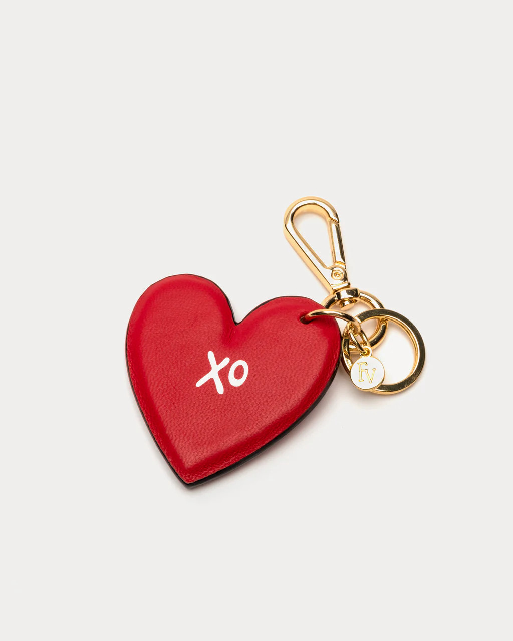 XO Heart Keychain Red | Frances Valentine