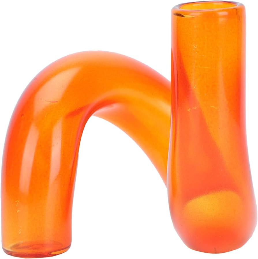 Cabilock Decorative Glass Vase Geometric French Flower Pot Abstract Floral Arrangement Vase Table... | Amazon (US)