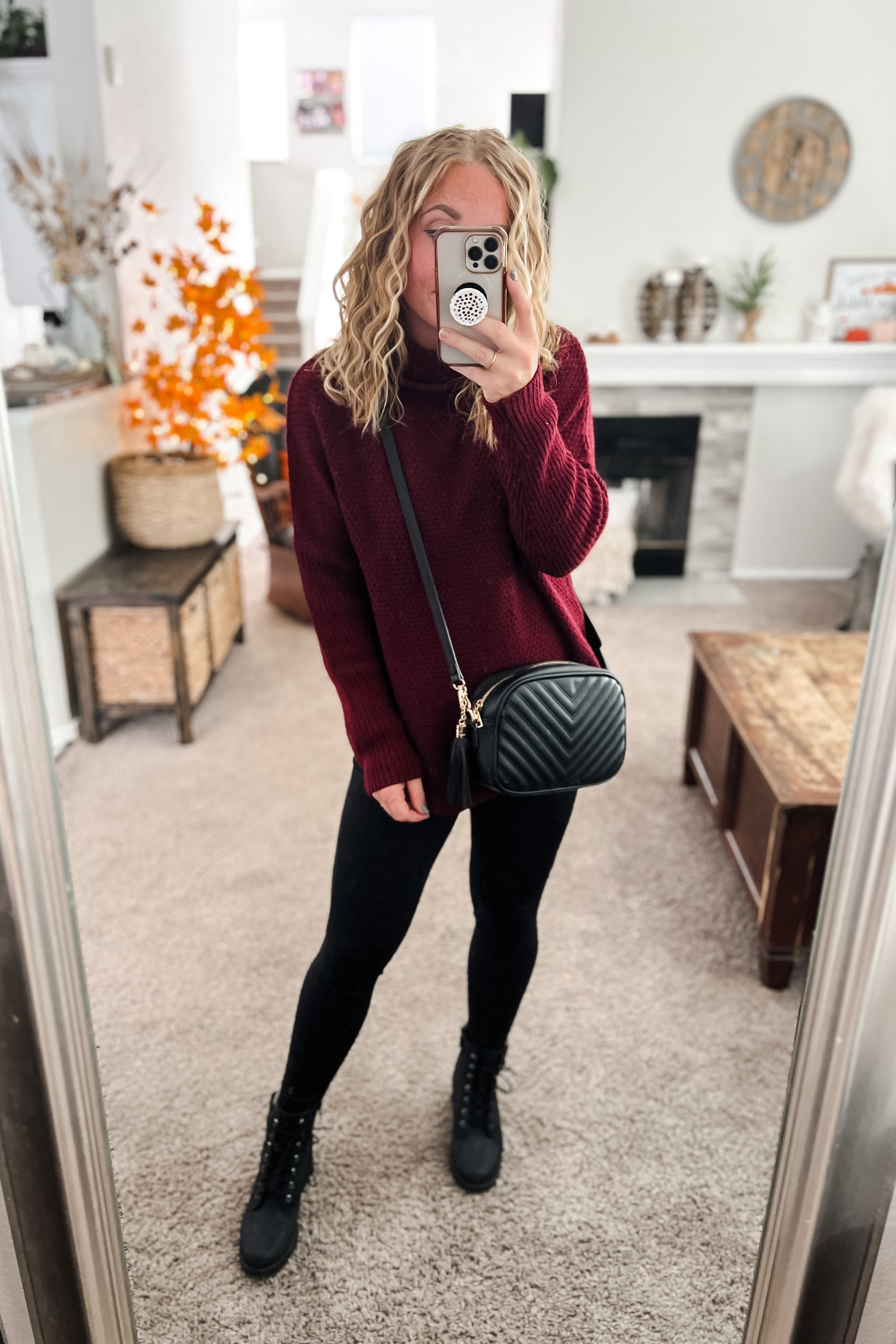 30% off COUPON Dark red turtle neck knit sweater with faux leather leggings, black crossbody bag and black boots


//Fall outfits 2024, fall fashion finds,petite fashion, casual mom outfit ideas, fall outfit amazon, amazon outfit ideas, casual outfit ideas, outfit inspo, casual fashion, amazon fall fashion,  casual outfit fall, cute casual outfit, outfit ideas fall, amazon shoes, amazon bag, purse, size 4-6, casual fall outfits, casual outfit ideas everyday, fall tops, fall shoes, fall bags #ltkfindsunder100 #ltksalealert #ltkseasonal 

#LTKStyleTip #LTKFindsUnder50 #LTKItBag