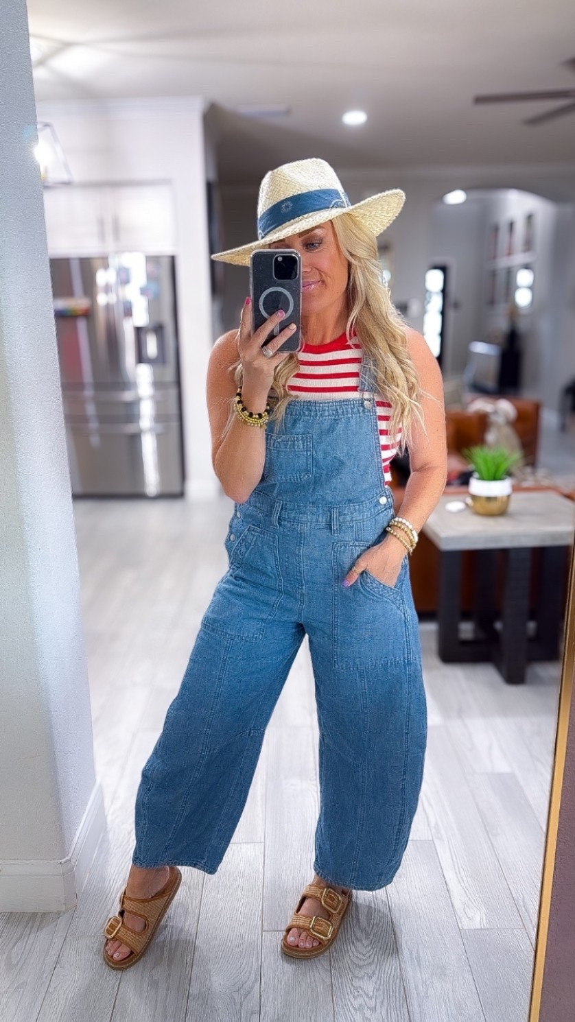 The cutest barrel overalls! Perfect for summer. Wearing size 6 ❤️#LTKSummerEdit

#LTKMidsize #LTKOver40