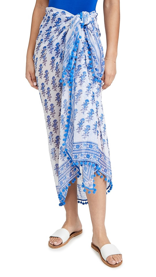 Playa Lucila Border Print Sarong | SHOPBOP | Shopbop
