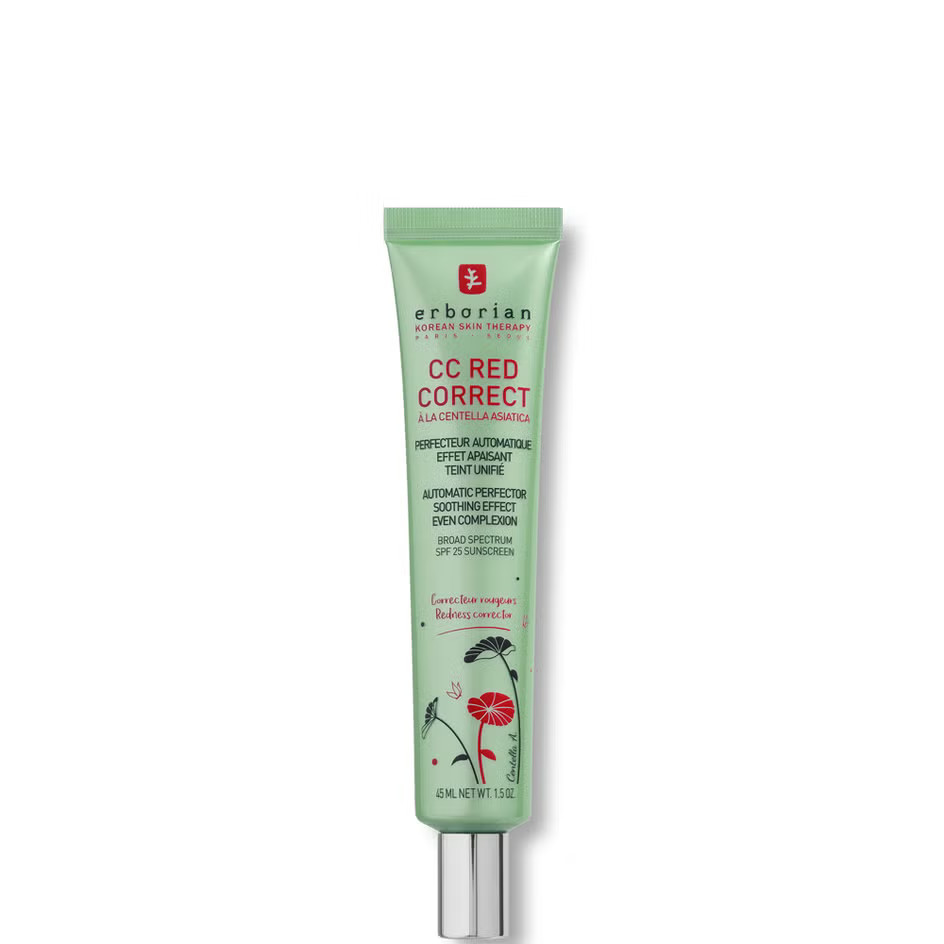Erborian CC Red Correct - Colour Correcting Anti-Redness Cream With Soothing Effect SPF25 45ml | Look Fantastic (UK)