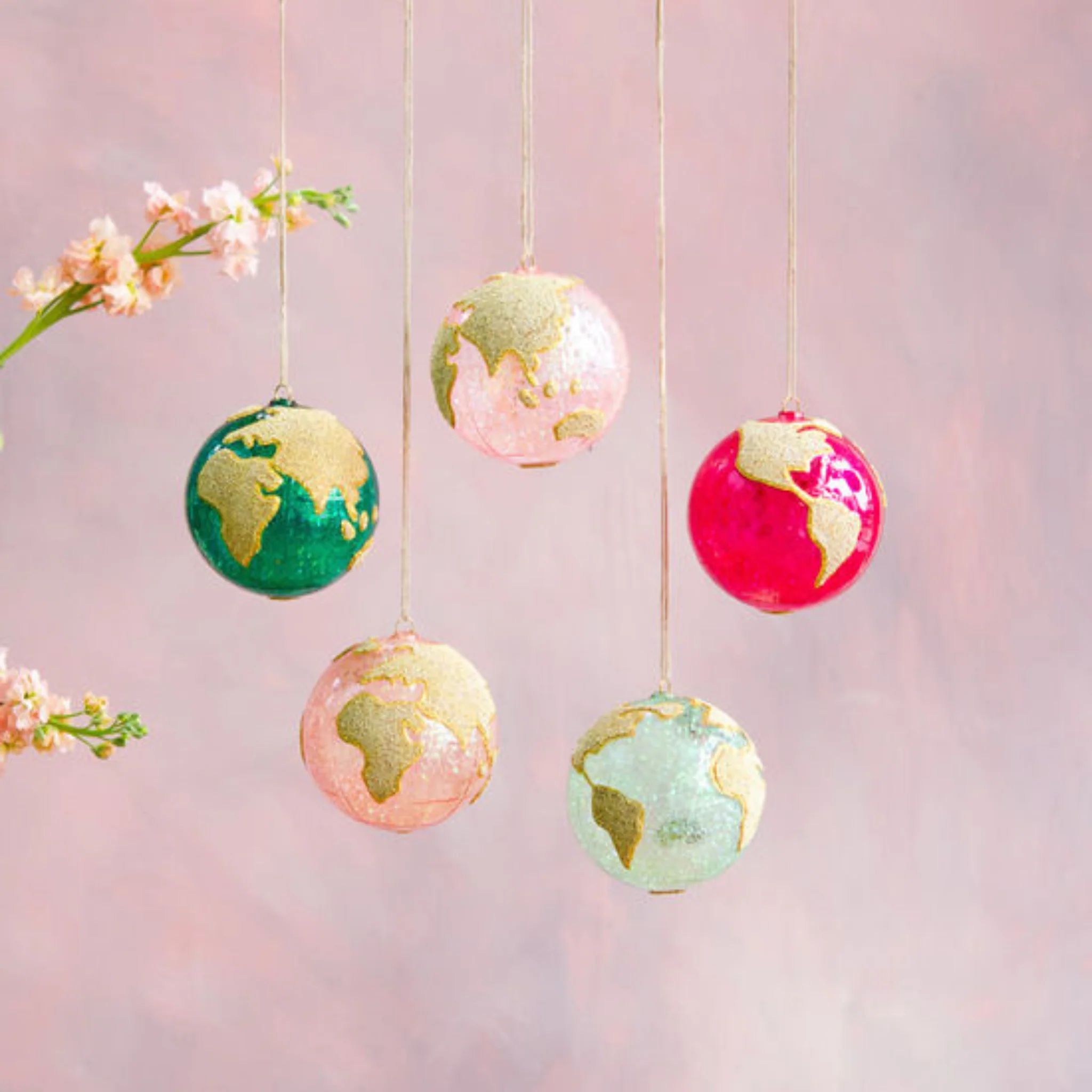Beaded Earth Ornaments | FairleyFancy