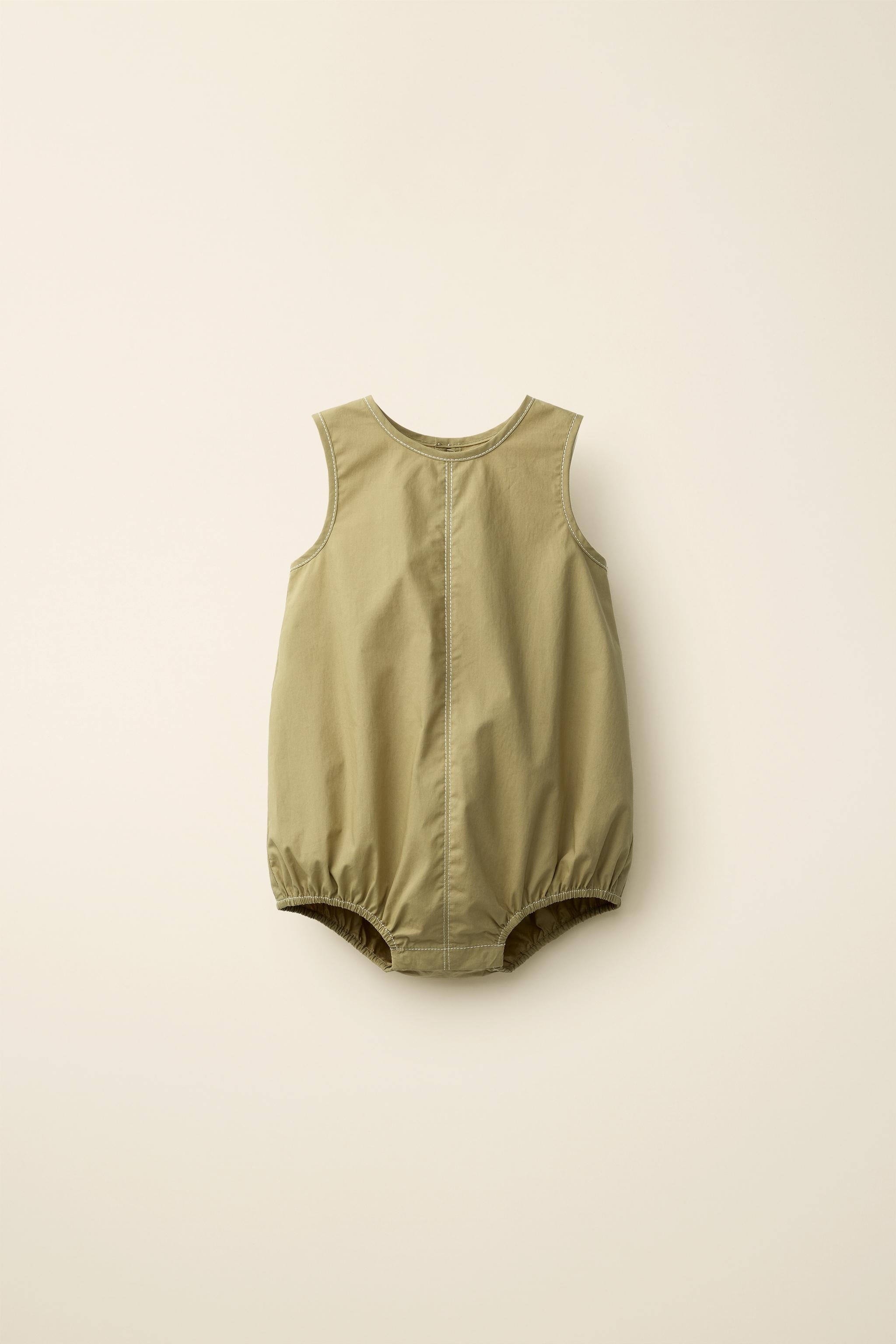 CONTRAST STITCH ROMPER CREATED BY CARAMEL LONDON X ZARA | Zara US