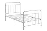 DHP Brooklyn Metal Iron Bed w/ Headboard and Footboard, Adjustable height (7” or 11” clearance for s | Amazon (US)