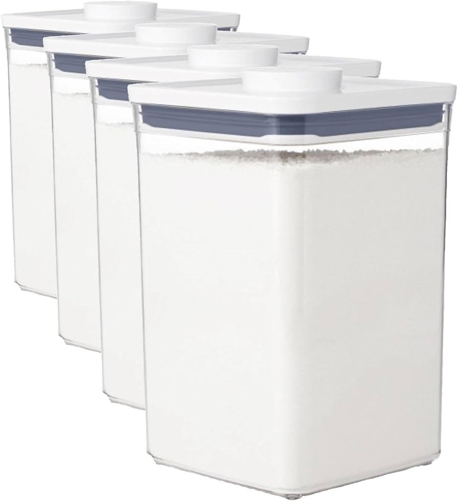 OXO Good Grips POP Container - 4.4 Qt/4.2 L, Airtight Food Storage Containers (Pack of 4) | Amazon (US)