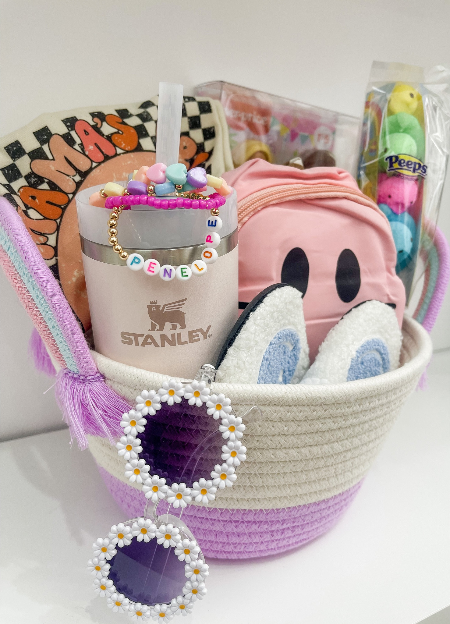 My toddler girls Easter basket 🐰
•

Toddler Girl Easter Basket Ideas 
Easter basket stuffers 
Easter basket fillers 
Toddler girl Easter basket fillers 
Girl Easter basket 
2 year old Easter basket 
Easter baskets 
Toddler Easter finds 
Amazon finds 
Amazon Easter basket 
Toddler basket
Kids Easter basket 
Pink Easter basket 
Toddler smiley face slippers 

#LTKkids #LTKSeasonal #LTKGiftGuide