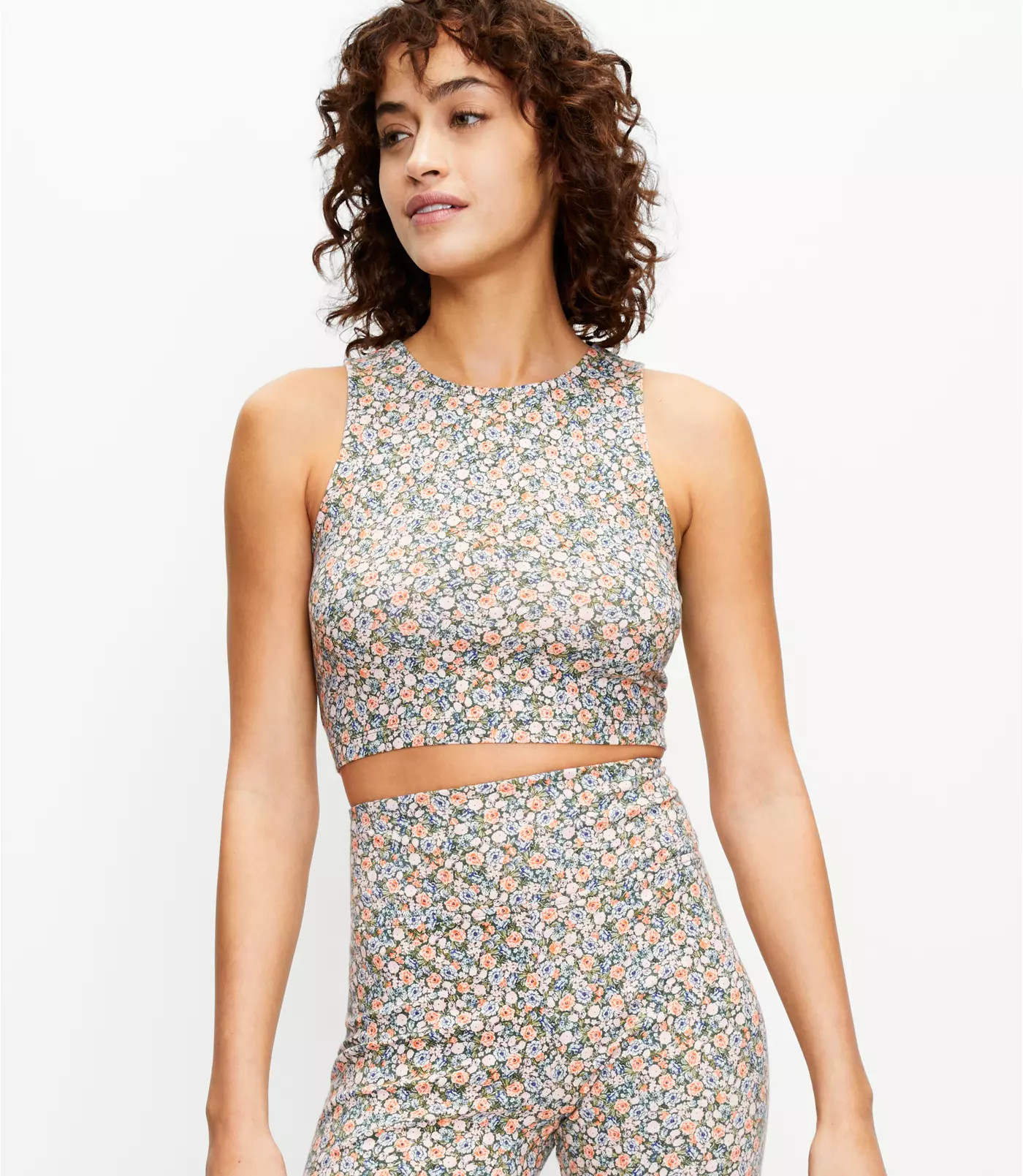 Lou & Grey Meadow Terry Halter Bralette | LOFT | LOFT