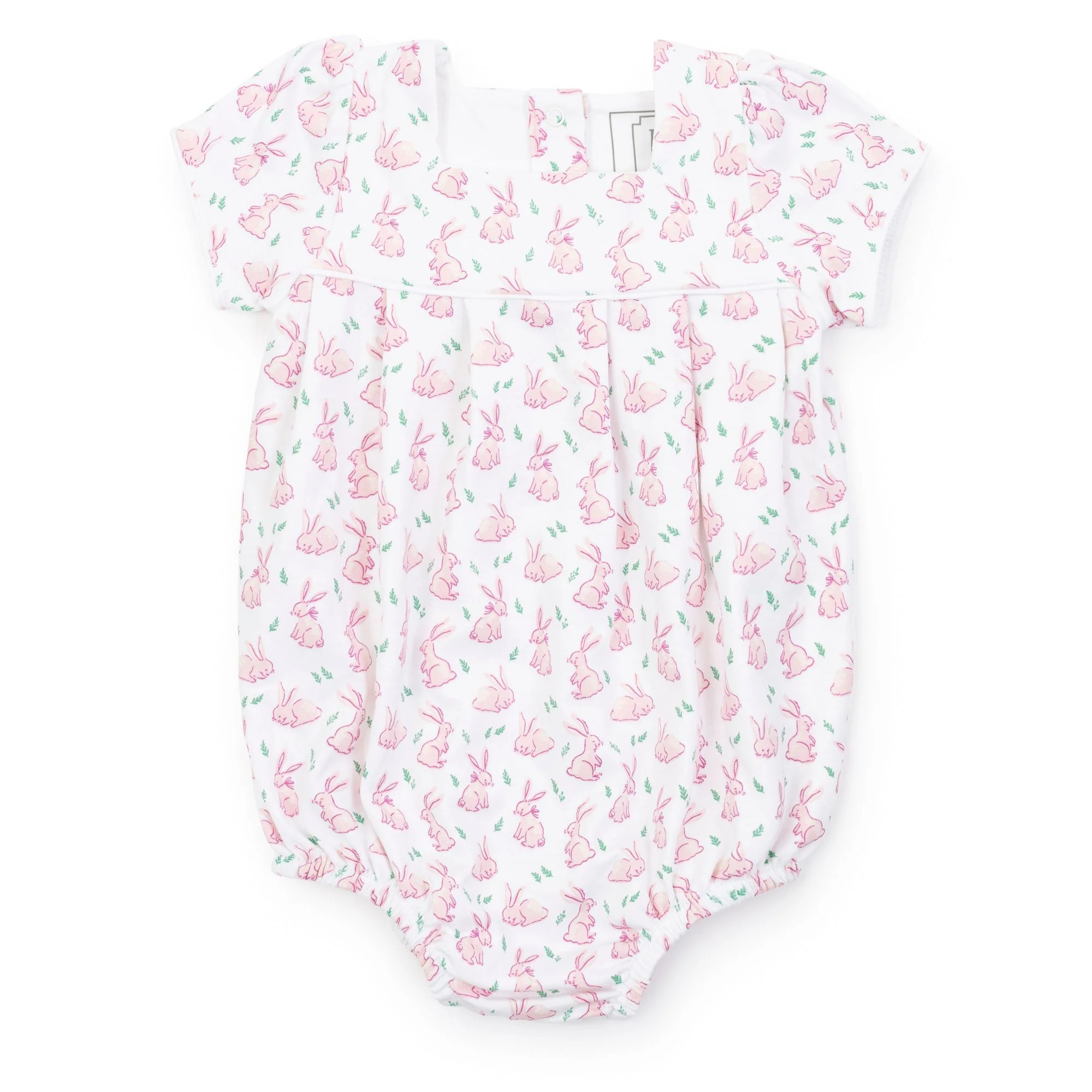Lila and Hayes Charlotte Bubble - Bunny Hop Pink | JoJo Mommy