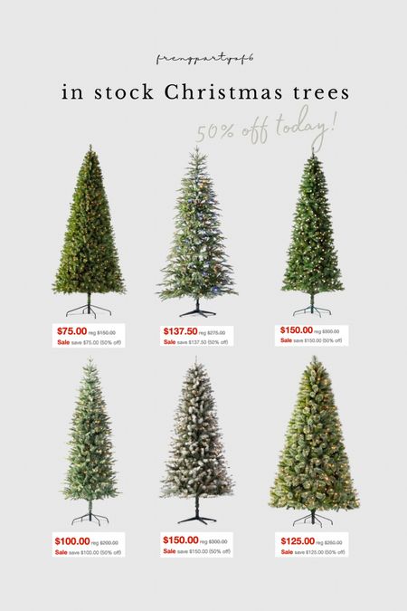 Christmas trees are selling out fast! Here’s what’s in stock at Target and 50% off. These are 7’ to 9' sized trees. Christmas decor, holiday home

#LTKfindsunder100 #LTKsalealert #LTKHoliday