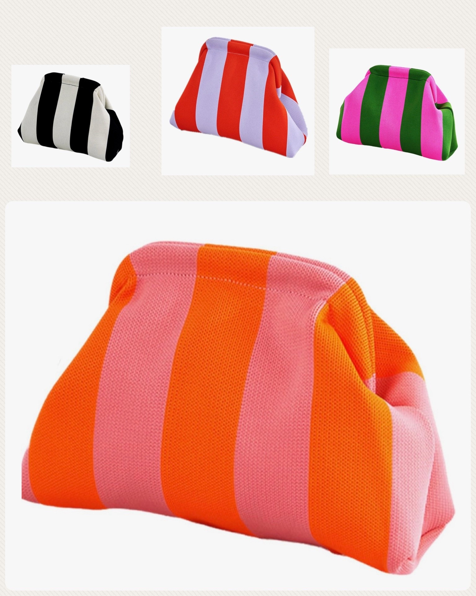 These Amazon clutches are absolutely adorable! They double as both a stylish clutch and a makeup bag, and the price is super affordable. The colors are perfect for summer too. #AmazonFinds #SummerStyle #AffordableFashion #ClutchBag #MakeupEssentials