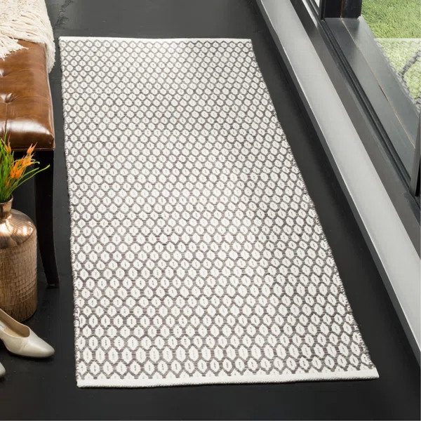 Modena Hand Woven Cotton Geometric Rug | Wayfair North America