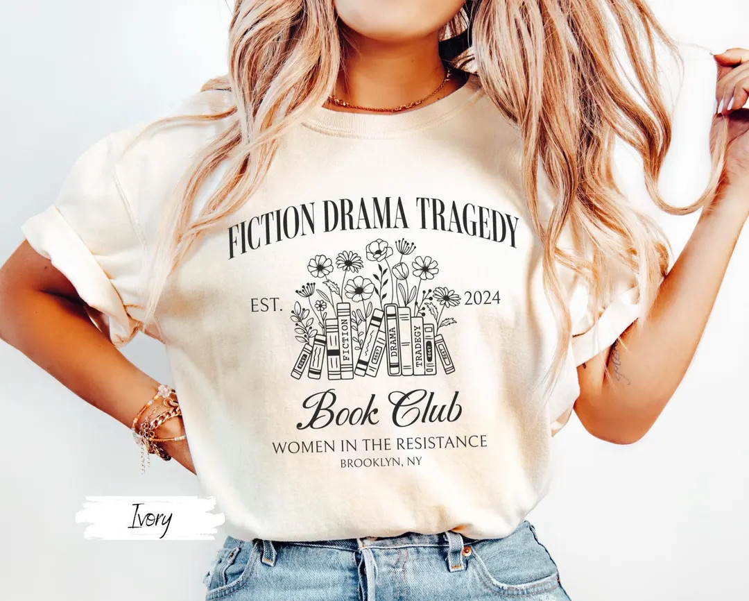 Subtle Anti Trump Shirt Comfort Colors®, Anti MAGA FDT Shirt, Democrat Feminist Shirt, Book Love... | Etsy (US)