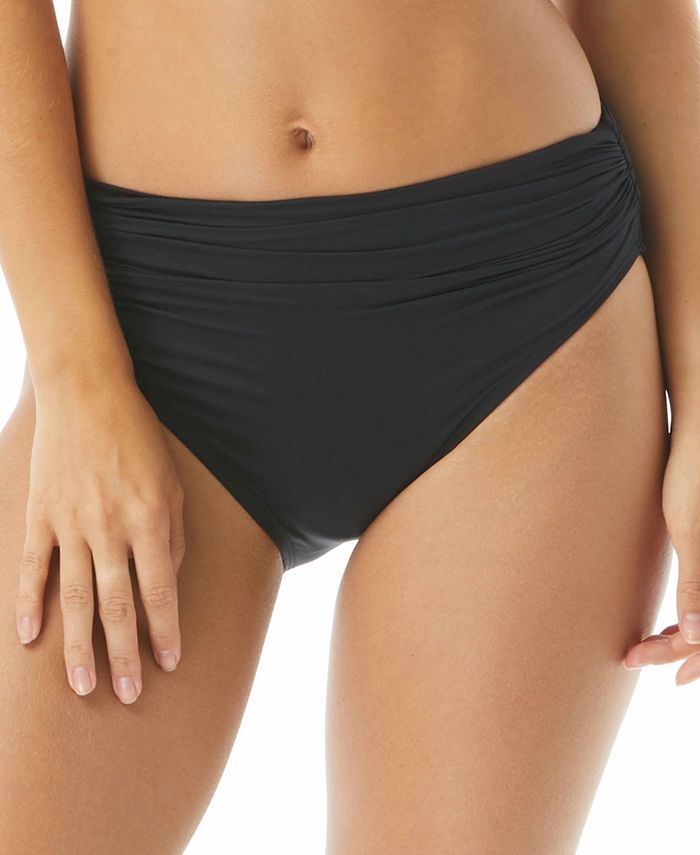 Carmen Marc Valvo Classic Shirred Bikini Briefs & Reviews - Swimsuits & Cover-Ups - Women - Macy'... | Macys (US)
