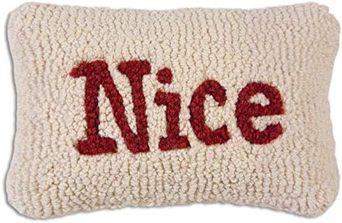 Chandler 4 Corners Artist-Designed Nice Hand-Hooked Wool Decorative Throw Pillow - Christmas Pill... | Amazon (US)