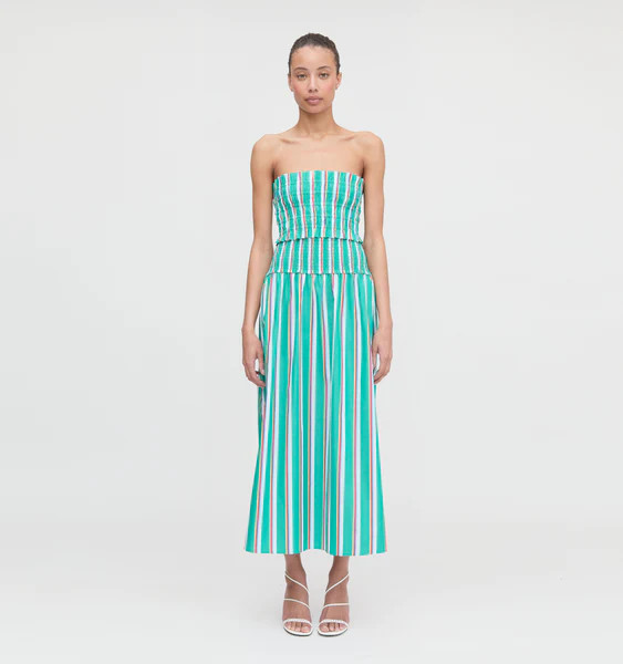 The Delphine Nap Skirt - Sunset Stripe | Hill House Home US