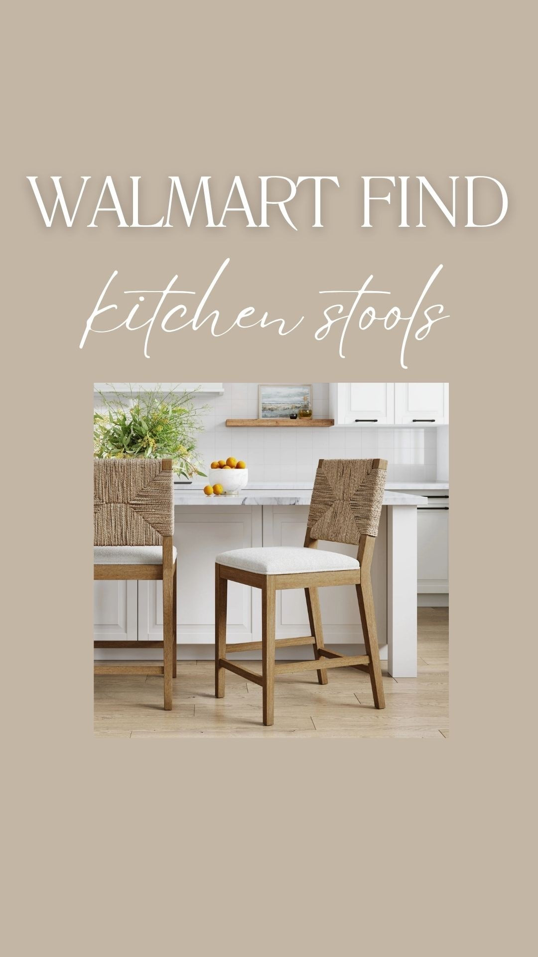 Affordable counter stools from Walmart!

#LTKHome #LTKFamily