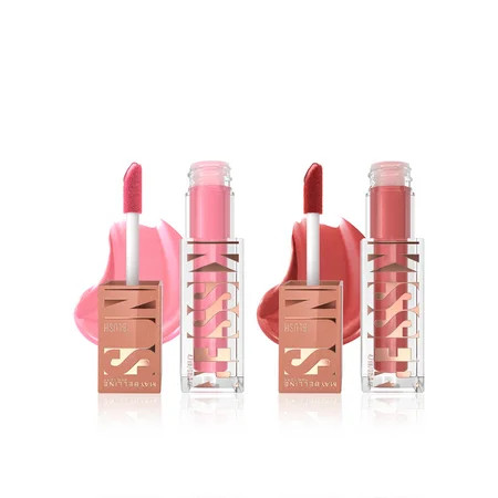Maybelline Sunkisser Multi-Use Liquid Blush and Bronzer Set City Sizzle + Blazing Blush 0.23 fl oz | Walmart (US)