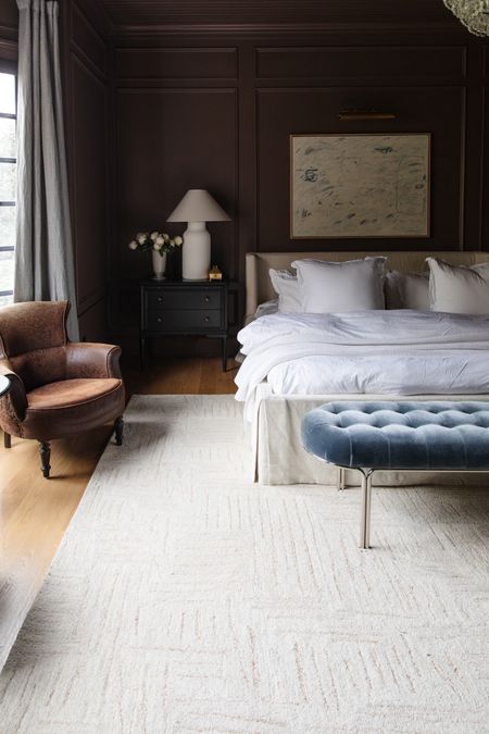 Bigger is not always better when it comes to rug size in the bedroom. We've always had a king-size bed, and in most bedrooms, we've been able to get away with a 9x12 area rug just fine.

#LTKMostLoved #LTKstyletip #LTKhome