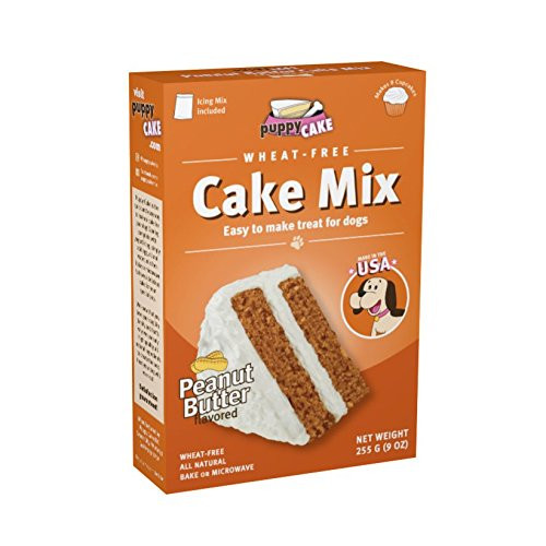 Puppy Cake Wheat-Free Peanut Butter Cake Mix and Frosting for Dogs | Amazon (US)