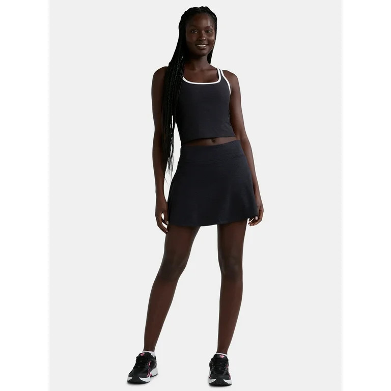 Athletic Works Women's and Women's Plus ButterCore Tipped Tank Bra, Sizes XS-4X | Walmart (US)