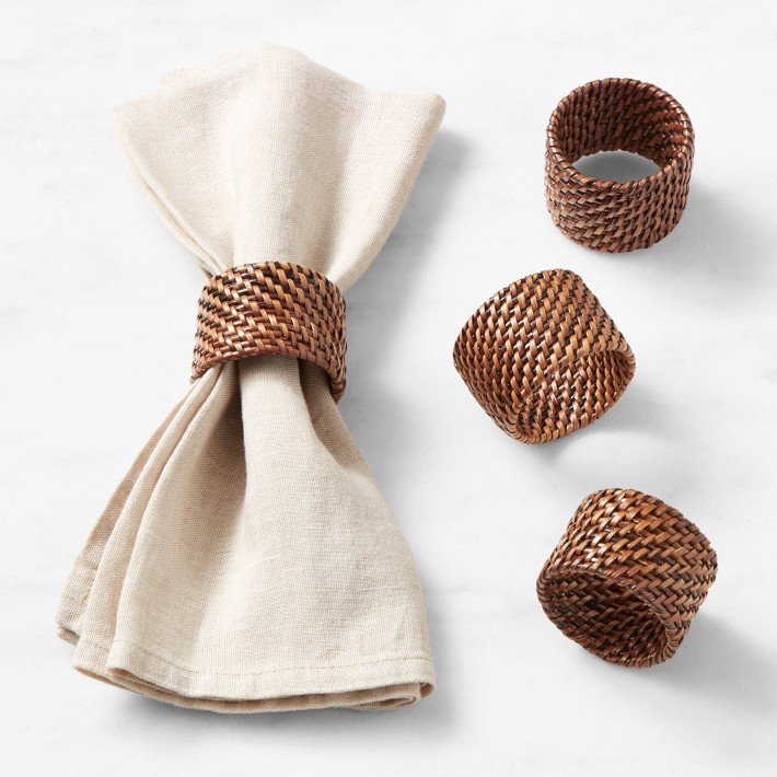 Nito Napkin Rings, Set of 4 | Williams-Sonoma