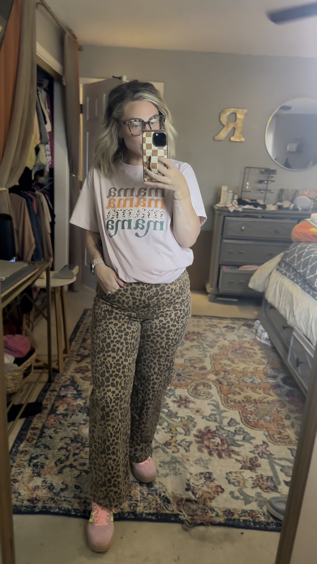Cheetah jeans are my favorite purchase ever 🐆👏🏼 The jeans are STRETCHY so SIZE DOWN! 🫡 

5’2 | Size L | 160 Pounds | Size 10

Cheetah | Cheetah Jeans | Trendy | Viral Jeans | Must Haves | Casual OOTD | OOTD | SAHM | Midsize OOTD | Midsize Mom 

#LTKStyleTip #LTKFindsUnder100 #LTKMidsize