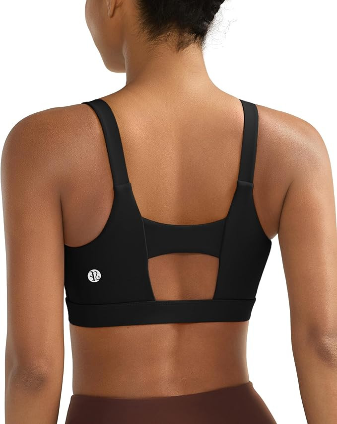 RUNNING GIRL Sports Bra for Women High Support, Molded Cup High Impact Sports Bras with Sewn in P... | Amazon (US)