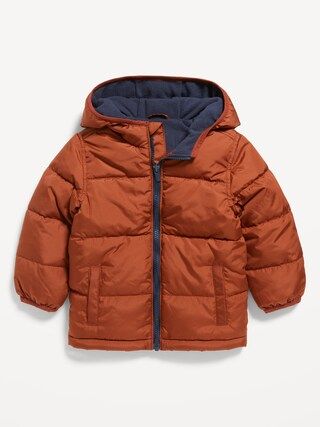Frost-Free Water-Resistant Unisex Zip Puffer Jacket for Toddler | Old Navy (CA)