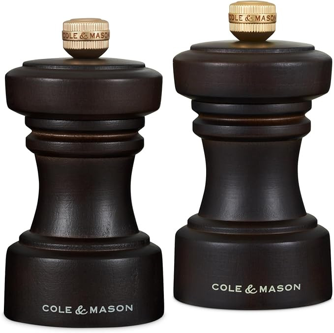 Cole & Mason Hoxton Mill - Table Salt Grinder & Pepper Grinder with Precision+ Grinder - Kitchen ... | Amazon (US)