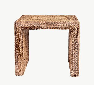 Sarnia 22" Seagrass End Table | Pottery Barn (US)