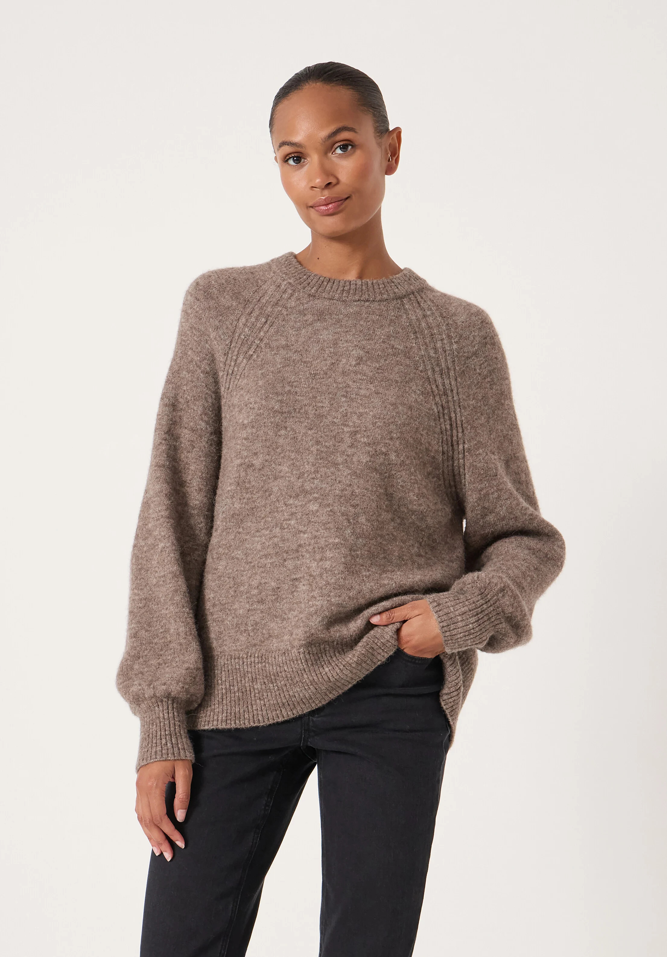 Lorna Relaxed Wool Blend Jumper | Hush UK