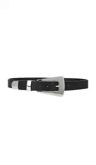 Brooklyn Belt in Black & Silver | Revolve Clothing (Global)