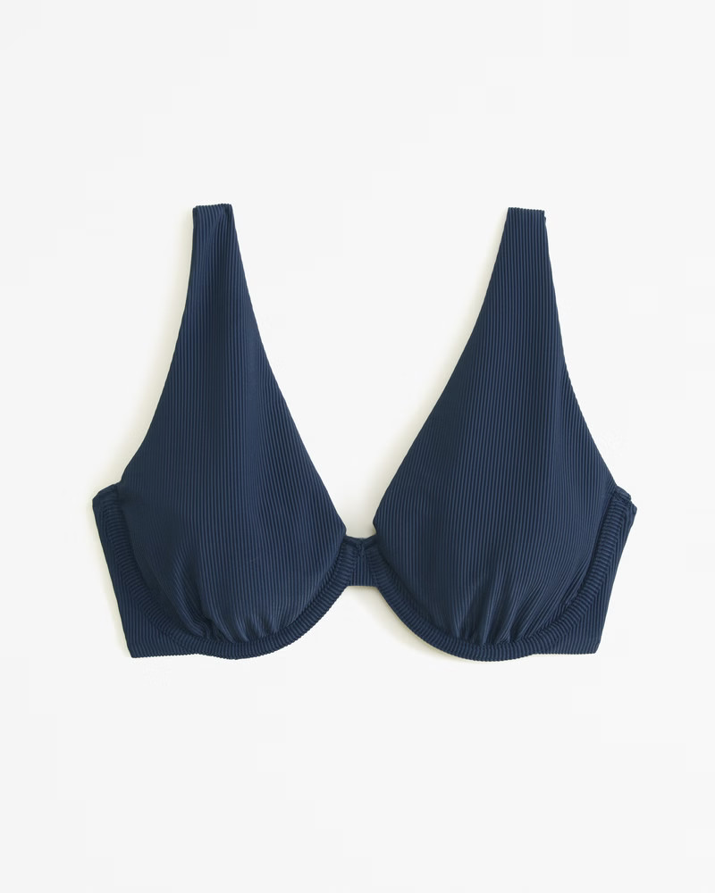 Curve Love High Apex Underwire Bikini Top | Abercrombie & Fitch (US)