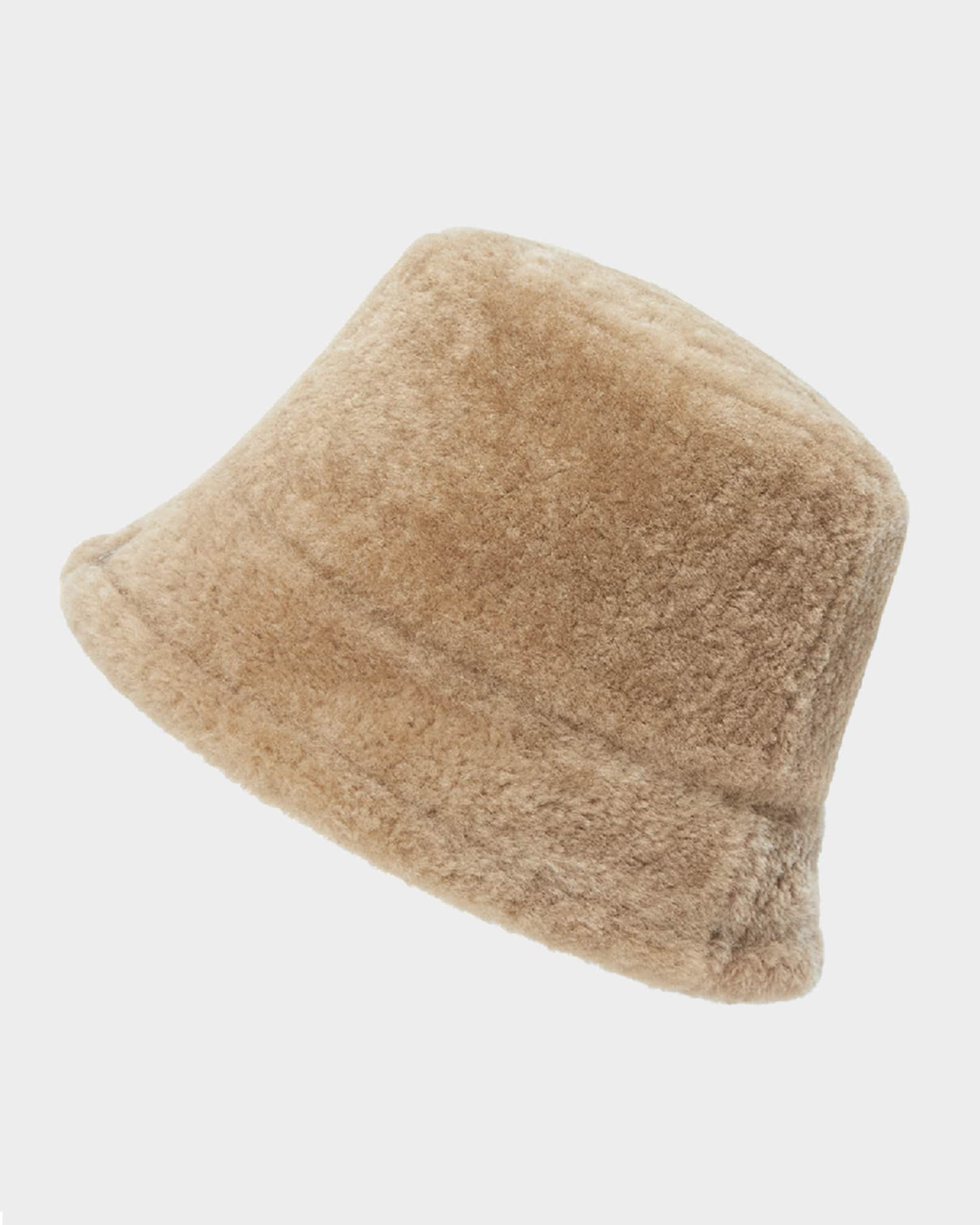 Loewe Sheep Shearling Fur Bucket Hat | Neiman Marcus