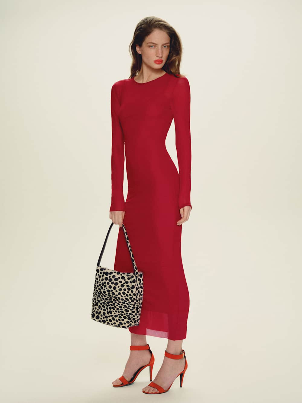 Rene Mesh Knit Dress | Reformation (Global)