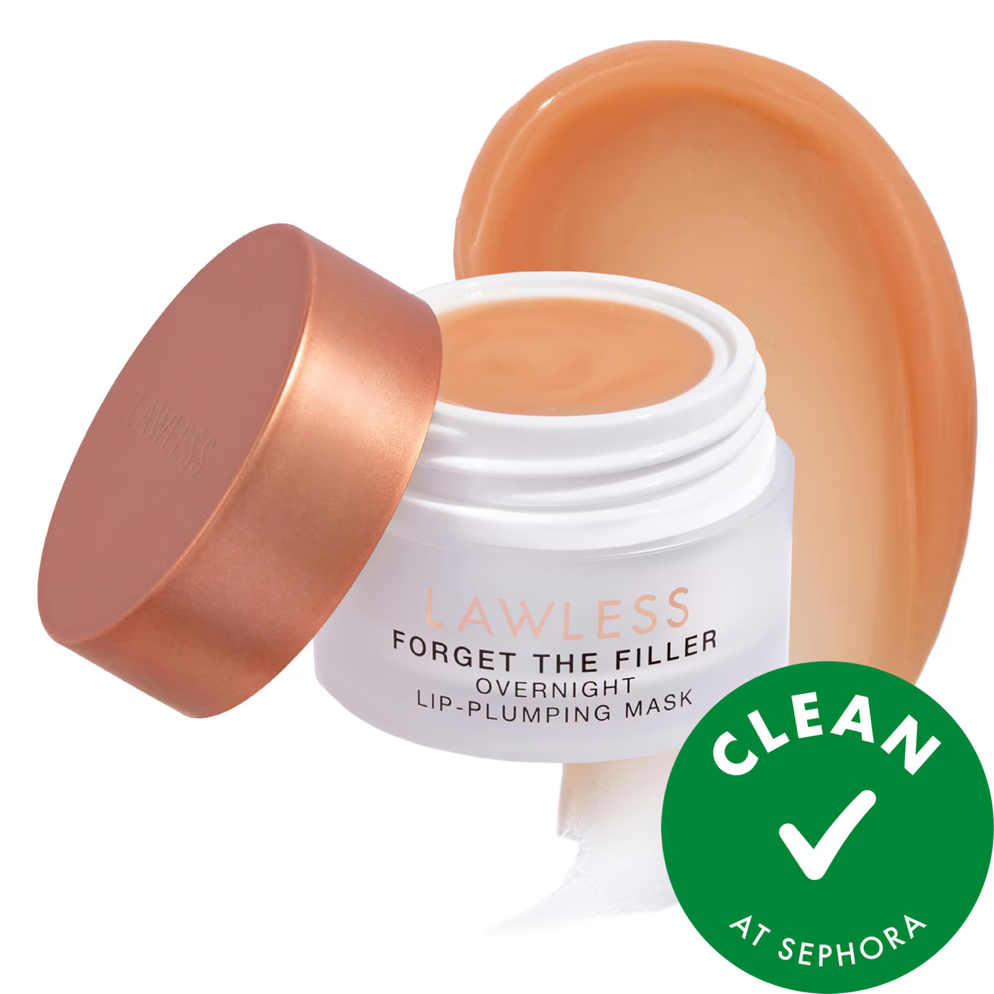 LAWLESS Forget The Filler Overnight Lip Plumping Mask Birthday Cake 0.28 oz / 8 mL | Sephora (US)