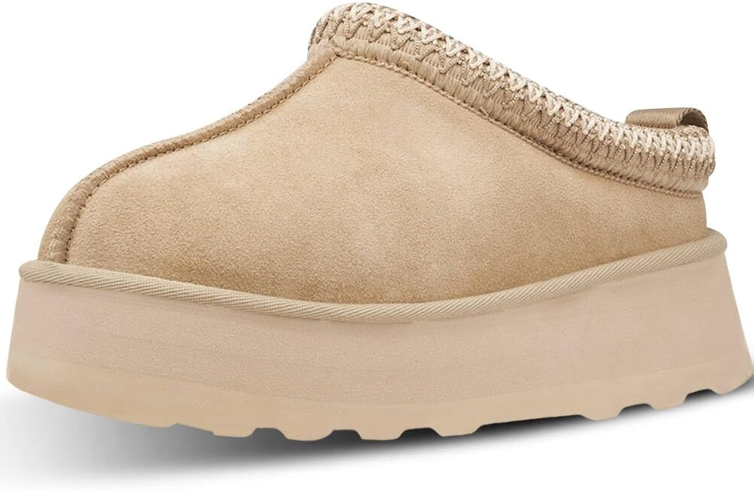 Platform Slippers Mini Boots for Women Fleece Lined Snow Boots Anti-Slip Snow Platform Slippers f... | Amazon (US)