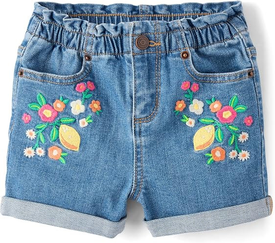Gymboree Girls' Denim Shorts | Amazon (US)