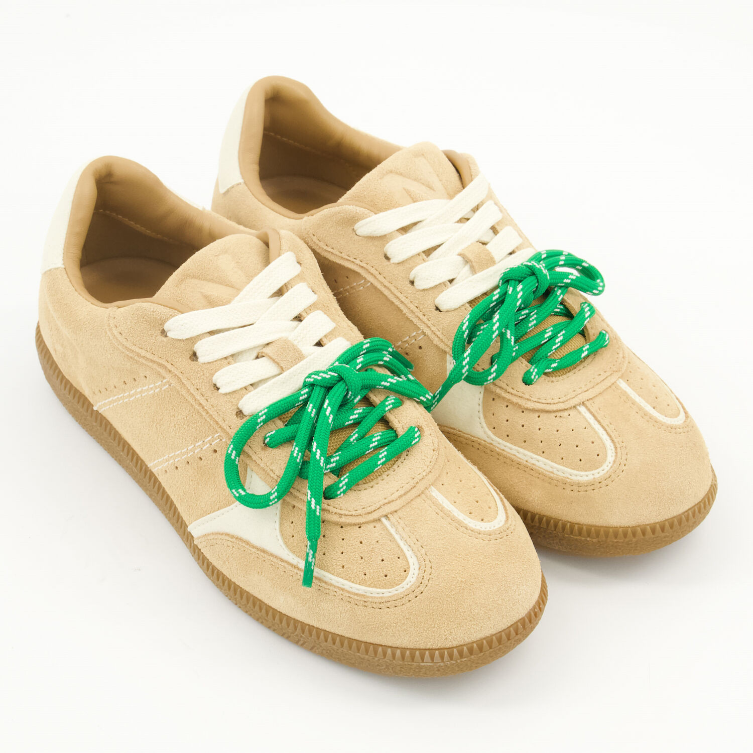 Beige Contrast Lace Trainers | TK Maxx