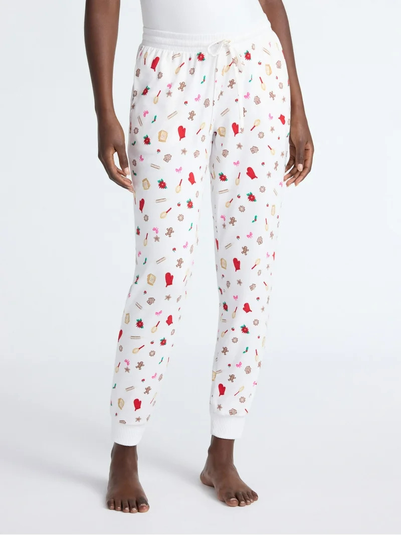 Joyspun Women's Cozy Lounge Collection Hacci Knit Sleep Joggers, 29'' Inseam, Sizes XS-3X | Walmart (US)