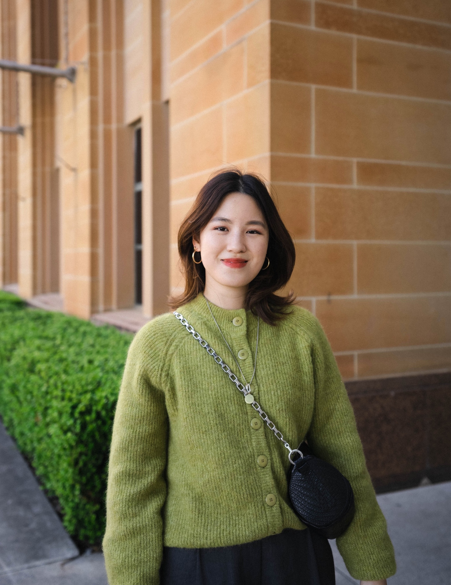 Obsessed with this shade of green 
⁣