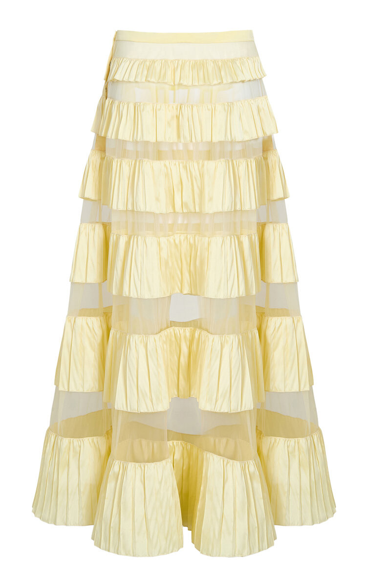 Xorina Tiered Mesh Skirt | Moda Operandi (Global)