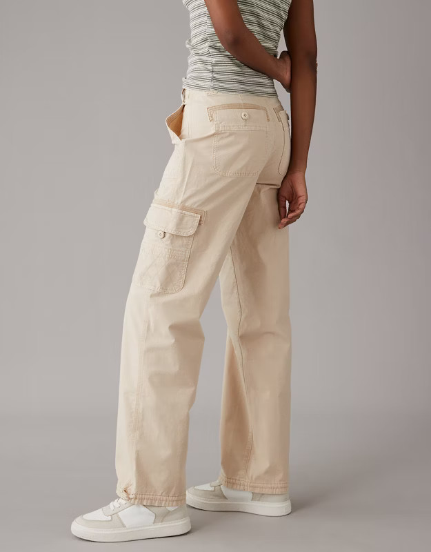 AE Snappy Stretch High-Waisted Baggy Cargo Jogger | American Eagle Outfitters (US & CA)