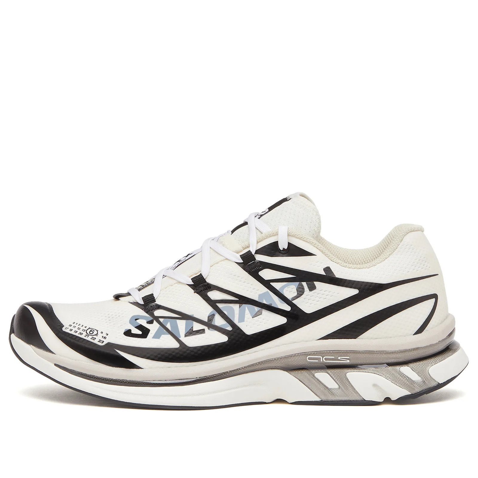 MM6 Maison Margiela Men's XT MM6 x Salomon Sneaker in Vanilla Ice/Black/Green Haze, Size UK 9.5 | END. Clothing